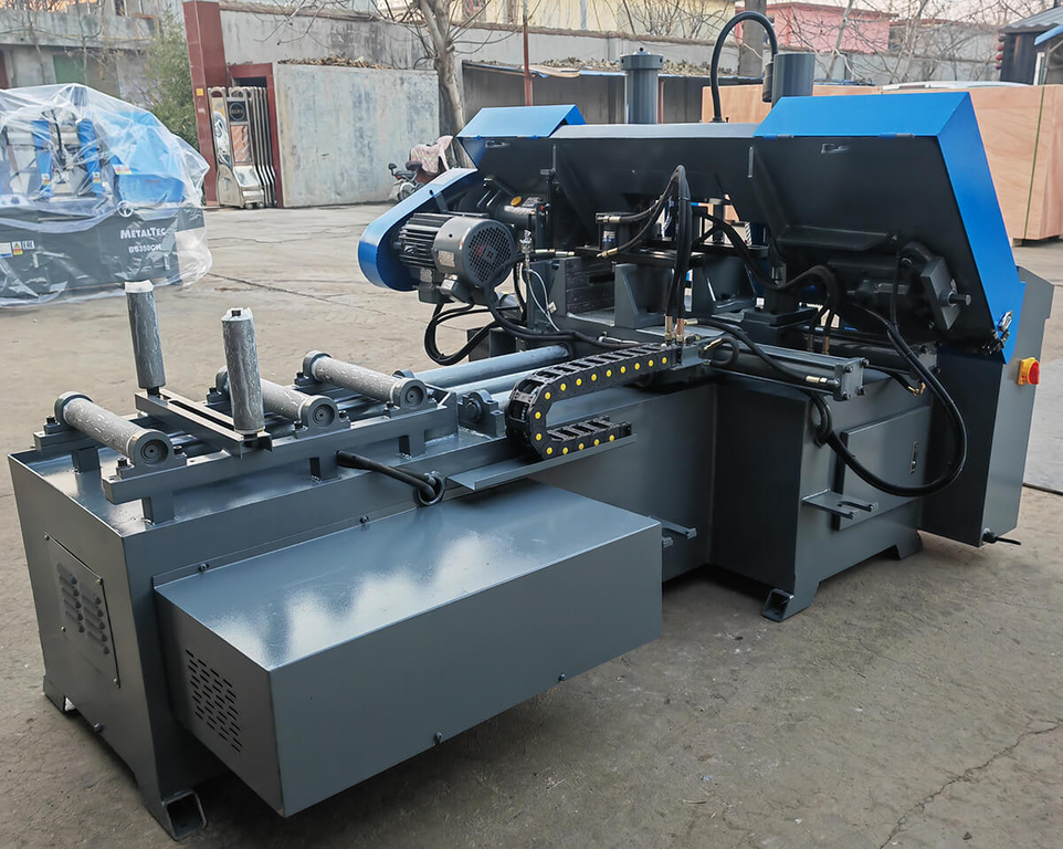 Автоматический колонный ленточнопильный станок MetalTec BS 300 ZA поворот до 60° — фото 11