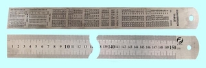 Линейка Металлическая 1500х40х1.6 мм с двухсторонней шкалой "CNIC" (YX01-015AT) (cnic50056)