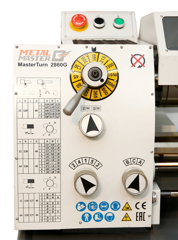 Настольный токарный станок Metal Master MasterTurn 2860G — фото 6