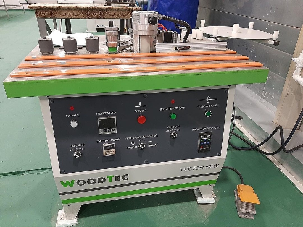 Кромкооблицовочный станок с ручной подачей WoodTec VECTOR NEW — фото 2