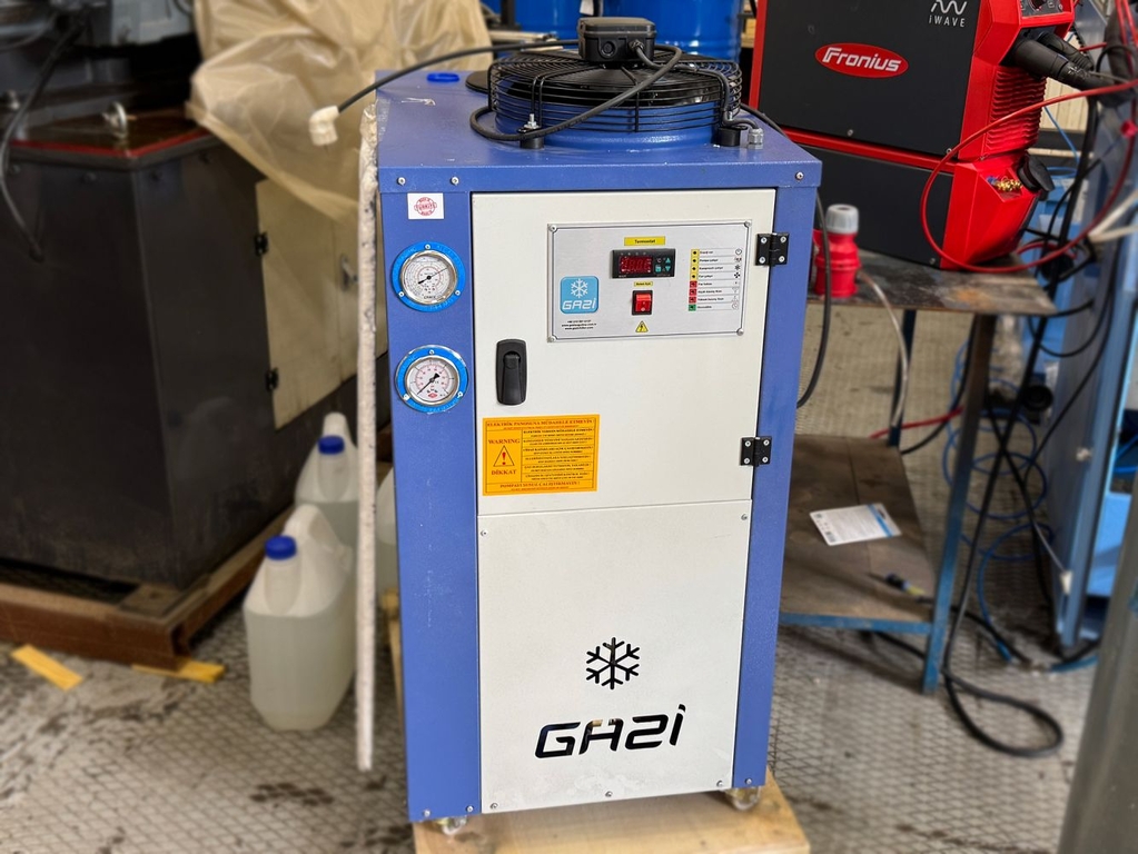Стыковая шовная сварка HRD125 с источником FRONIUS TIG 170, присадочной проволокой и чиллером — фото 12