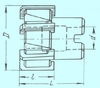 Развертка d100,0x55x90х40 H9 насадная Р6М5 со вставными ножами Z=10 (cnic15245)