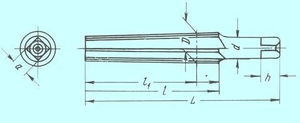 Развертка d60,0х185х270 коническая, конусность1:30 чистовая (cnic36168)