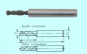 Сверло d  3,6 х12х 52 ц/х ВК8 цельное стальной  ут. хв. dхв. 6,0 ГОСТ17273 (cnic37975)