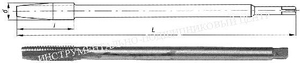 Метчик Гаечный М27 х 2,0 Р6М5 (без маркировки) (cnic56524)