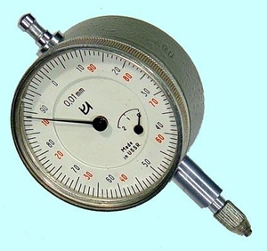 Индикатор Часового типа ИЧ-02, 0-2мм кл.точн.1 цена дел. 0,01 (с ушком) ГОСТ577-68 (cnic9816)