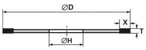 Диск отрезной алмазный 1A1R 200х2,2х5х32 АС65 400/315 М2-01 50% (cnic58066)