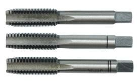Метчик    7/8" W 55° резьба  Уитворта, дюймовый, ручной, комплект из 3-х шт. (9 ниток/дюйм) (cnic62632)