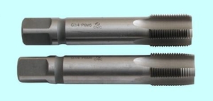 Метчик G 1 1/8" Р6АМ5 трубный цилиндрический, м/р. комплект из 2-х шт. (11 ниток/дюйм) ГОСТ 3266"CNIC" (cnic66411)