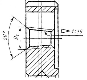 Плашка Коническая дюймовая   К    3/8"(NPT), 18 ниток/дюйм, dнар.45мм "TLX" (cnic66556)