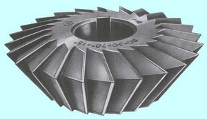 Фреза Двухугловая несимметричная  75х16х22мм, 75°(60°+15°) Р18 Z=22 (cnic68154)