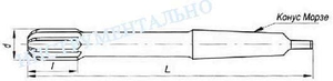 Развертка d 38,0 Н7 к/х машинная Р6АМ5 (81х329) "CNIC" (cnic68291)