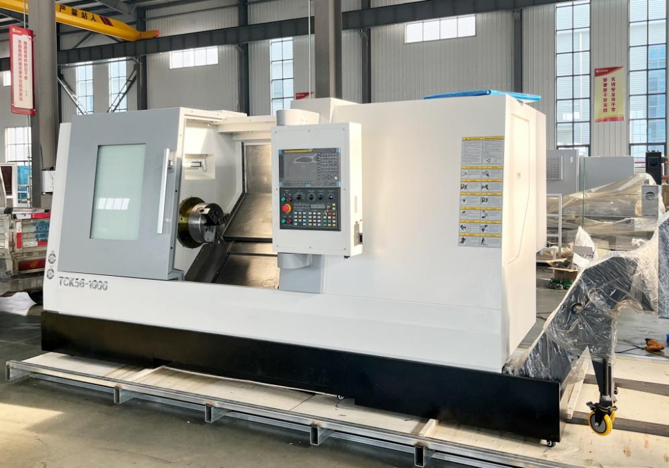 Горизонтальные токарные станки MetalCraft TCK56-1000 c ЧПУ Fanuc с датчиком Renishaw HPMA, с люнетом (TCK56-1000.F11/15.A2-8.12T.254T.R.L) — фото 9