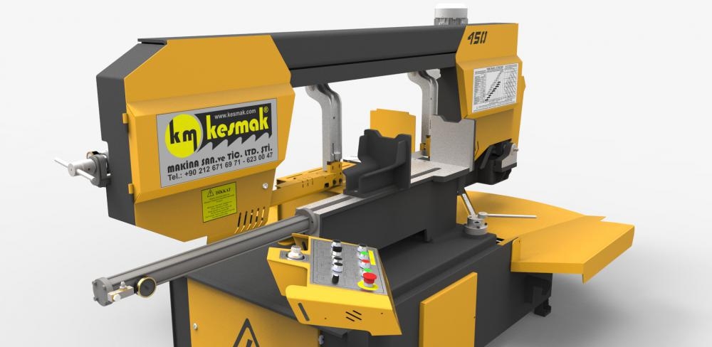 Полуавтоматический ленточнопильный станок Kesmak KMY DG 450 — фото 3