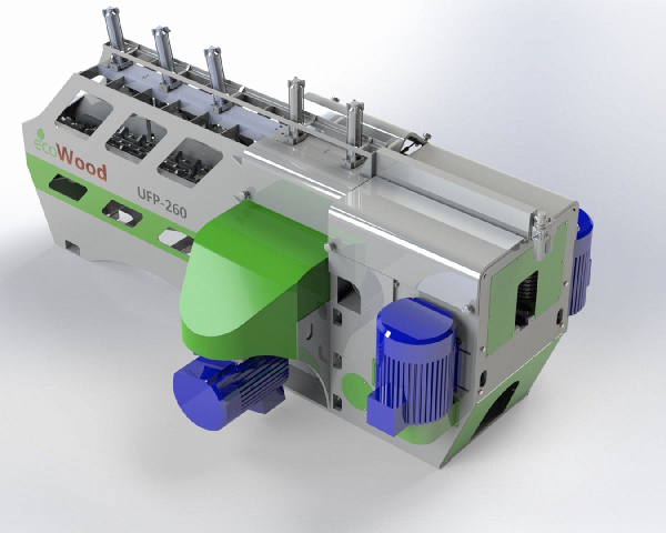 Фрезерно-пильный станок для тонкомера EcoWood UFP-260 UFP-260 — фото 9