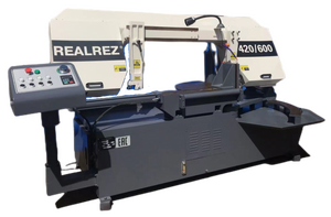 Ленточнопильный полуавтоматический станок REALREZ 420/600